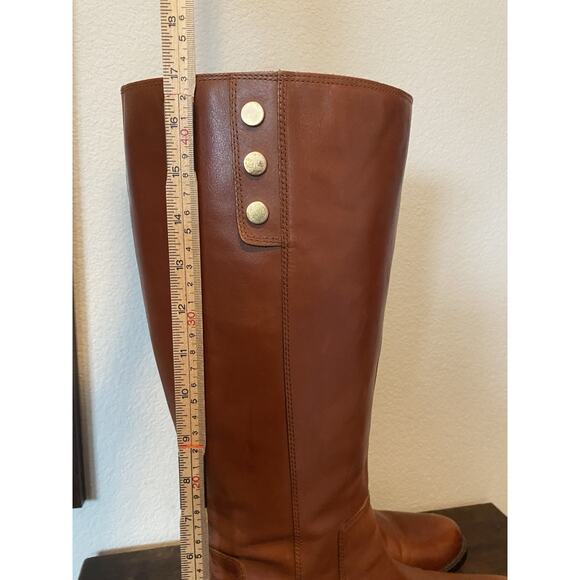 Franco Sarto Tall Boots Tan Leather Boots Women’s 10M - Picture 7 of 8